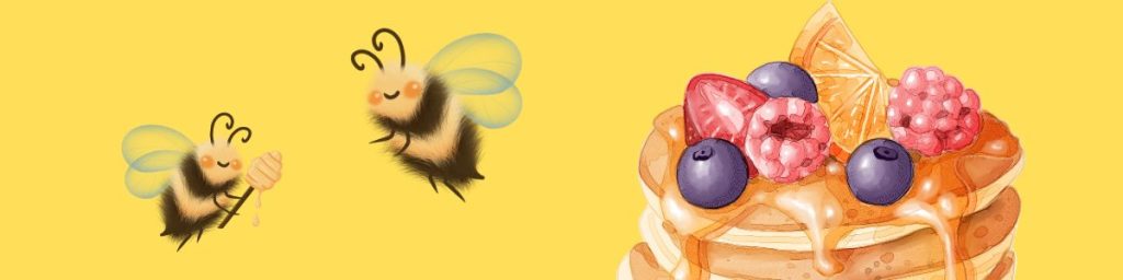 ミツバチのポストカード